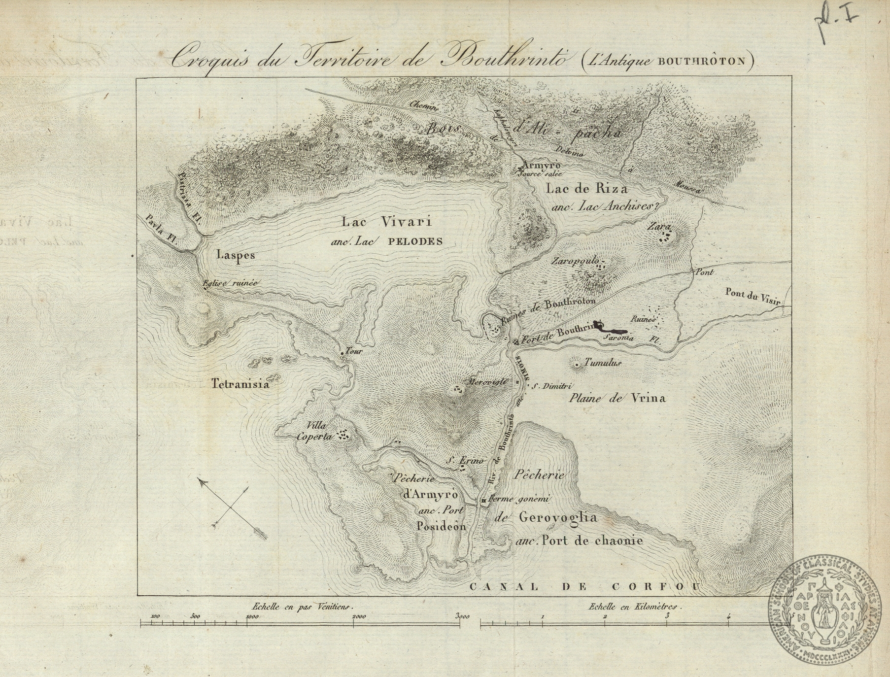 Croquis du Territoire de Bouthrinto
